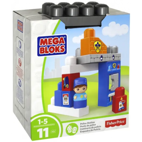 Fisher Price Конструктор Mega Bloks. Маленький игровой набор, 11 деталей