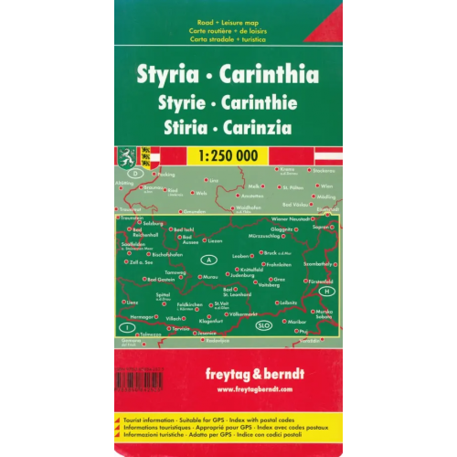Freytag & Berndt Styria - Carinthia. 1:250 000