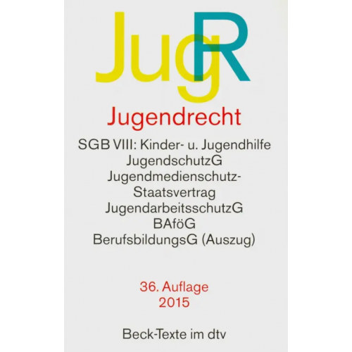 Deutscher Taschenbuch Verlag Jugendrecht JugR