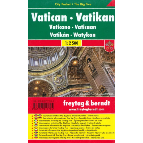 Freytag & Berndt Vatican. 1:2 500. City pocket + The Big Five