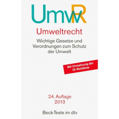 Deutscher Taschenbuch Verlag Umweltrecht