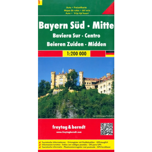 Freytag & Berndt Bayern Sud. Mitte. 1:200 000