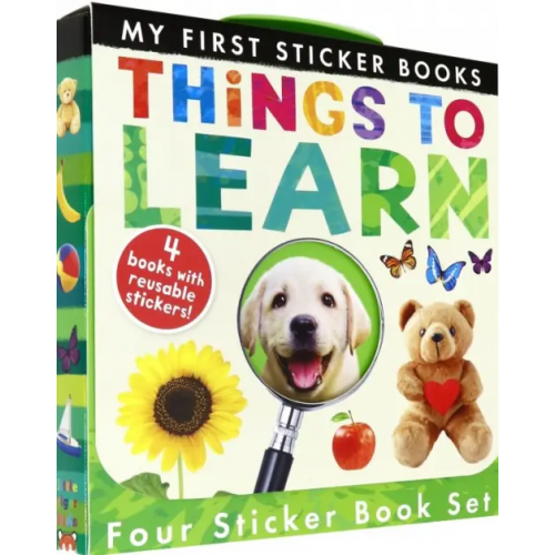 Little Tiger Press My First Sticker Books: Things to Learn (4-books) (количество томов: 4) Walden Libby, Хёгарти Патришия