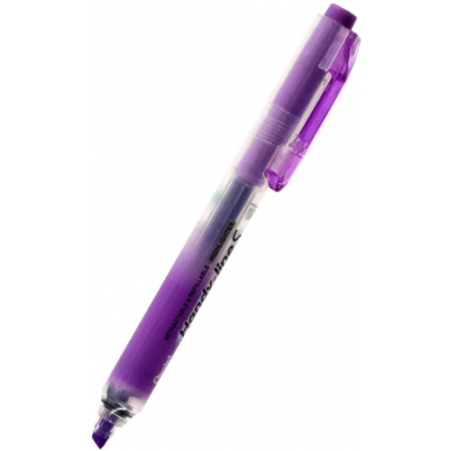 Pentel Маркер-выделитель автоматический "Handy-lines", фиолетовый