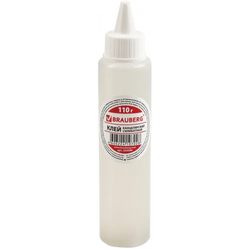 Brauberg Клей канцелярский силикатный, 110 г