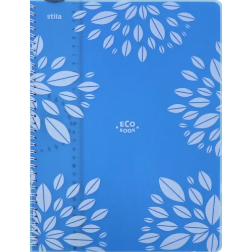Stila Тетрадь "ECO Book", 96 листов, А4, голубая