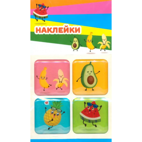 Липляндия Набор леденцовых наклеек "Фрукты"