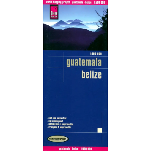 Reise Know-How Guatemala. Belize 1:500 000