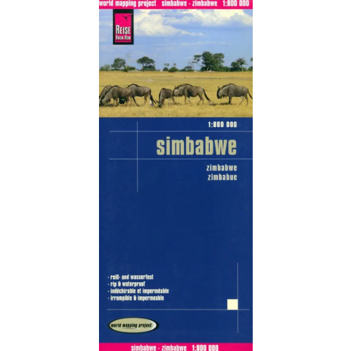 Reise Know-How Zimbabwe 1:800 000
