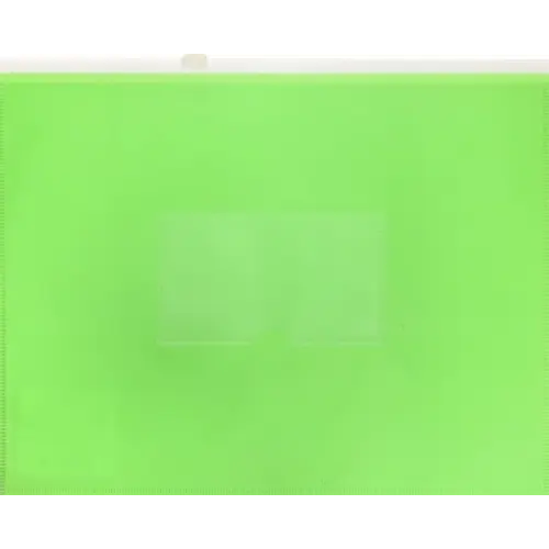 Бюрократ Папка на молнии ZIP "Double Neon" (А5, салатовая) (DNEBPM5ALETT)