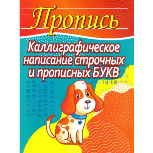 Принтбук Каллиграфическое написание строчных и прописных букв