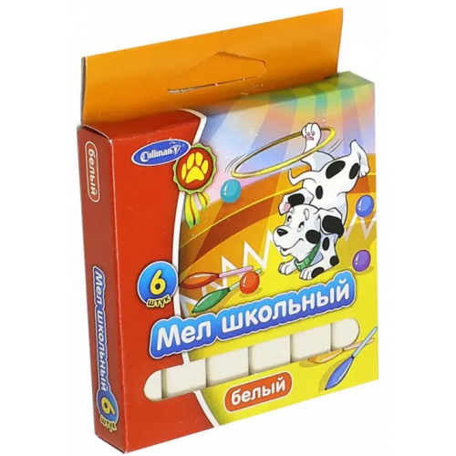 CULLINAN Мел школьный (6 штук, белый)