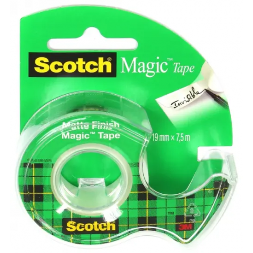 Scotch Клейкая невидимая лента "Magic" (19 мм х 7,5 м) (223059)
