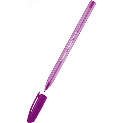Ручка шариковая трехгранная Luxor "InkGlide 100 Icy", цвет чернил: синий, 0,7 мм