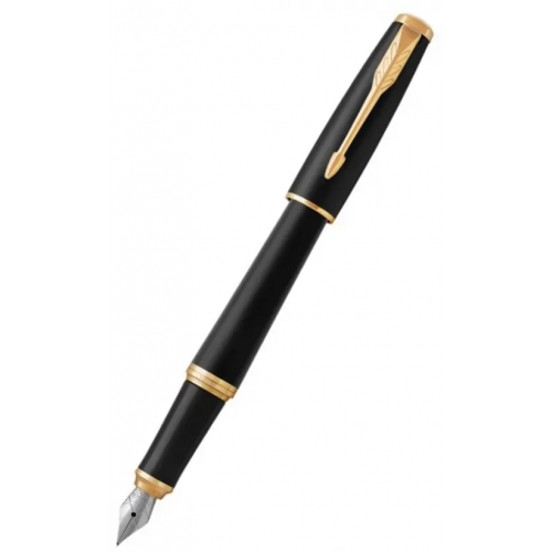Parker Ручка перьевая Muted Black GT F сталь нержавеющая (F309)