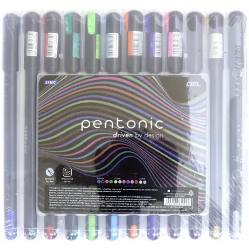 Linc Набор гелевых ручек Pentonic, 12 штук