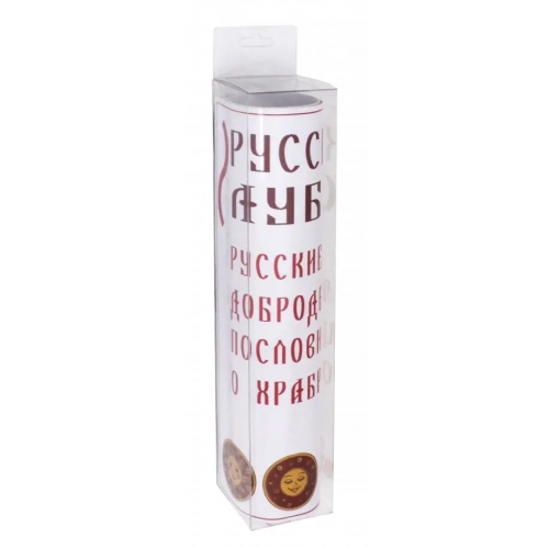Хэппи-Ко Набор наклеек. Русские добродетели. Пословицы о храбрости