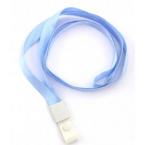 Шнур для пропуска "Deli", цвет: нейлон голубой, 45х1 см, арт. 8352l-blue