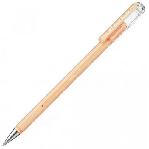 Pentel Ручка гелевая 0.8 мм "Hybrid Milky" пастельный оранжевый