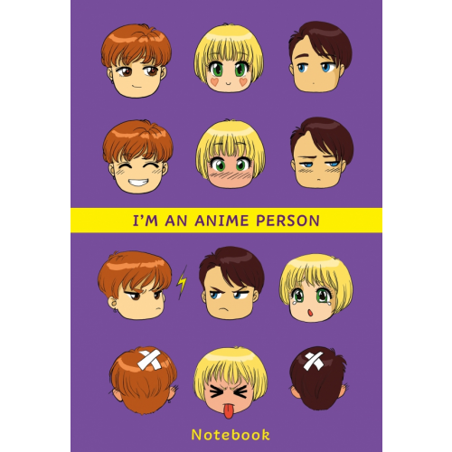 Эксмо-Пресс Блокнот для истинных анимешников. Im an anime person