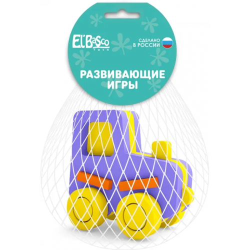 El Basco Игрушка-каталка Трактор, цвет в ассортименте