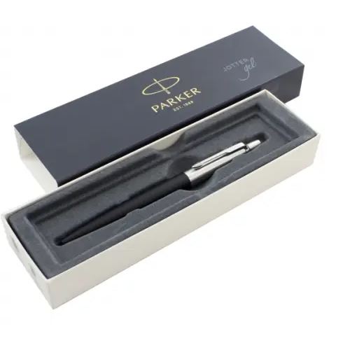 Parker Ручка гелевая черная 0.8 мм Jotter Core K65 Bond Street, черные чернила