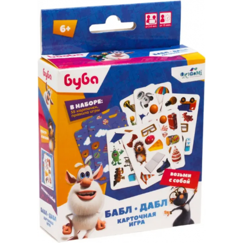Оригами Буба. Карточная игра. Бабл-дабл