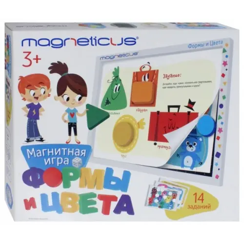 Magneticus Игровой набор "Формы и Цвета" в картоной коробке (POL-011)