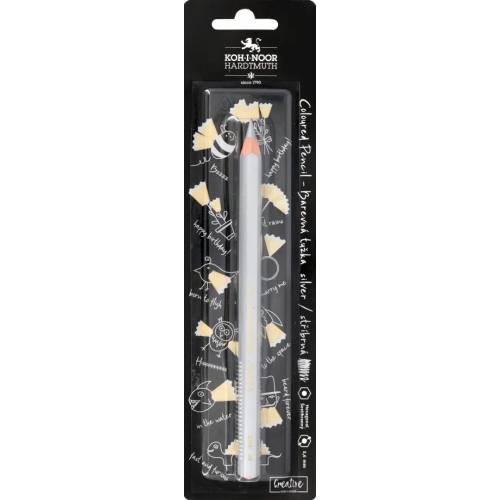 Koh-I-Noor Карандаш цветной Jumbo, серебряный