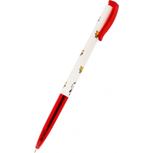 JAVA Ручка шариковая автоматическая Slim Ball Point Pen, красная