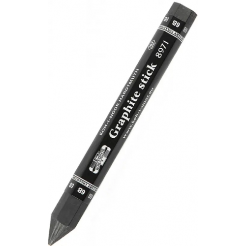 Koh-I-Noor Карандаш цельнографитный Jumbo Graphite Stick 8971, 6В