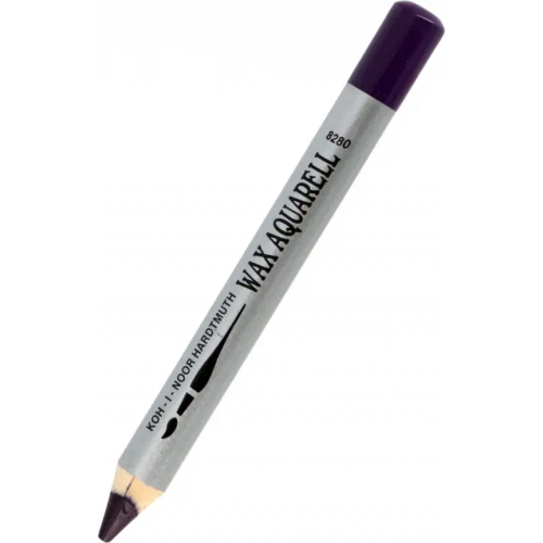 Koh-I-Noor Карандаш восковой акварельный Wax aquarell 8280, фиолетовый темный