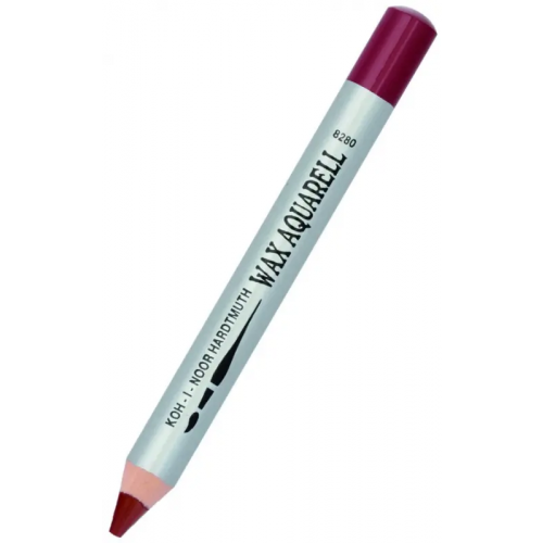 Koh-I-Noor Карандаш восковой акварельный Wax aquarell 8280/8, бордовый