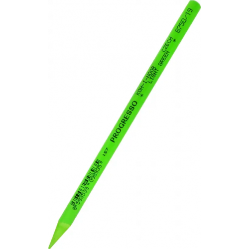 Koh-I-Noor Карандаш цельнографитный в лаке Progresso 8750/19, желтовато-зеленый