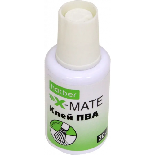 Хатбер Клей ПВА с кисточкой X-Mate, 20 мл