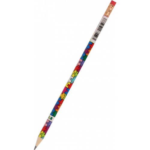 Koh-I-Noor Карандаш чернографитный Puzzle 1231 с ластиком, HB