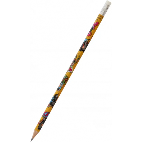 Koh-I-Noor Карандаш чернографитный Mole 1231 с ластиком, HB