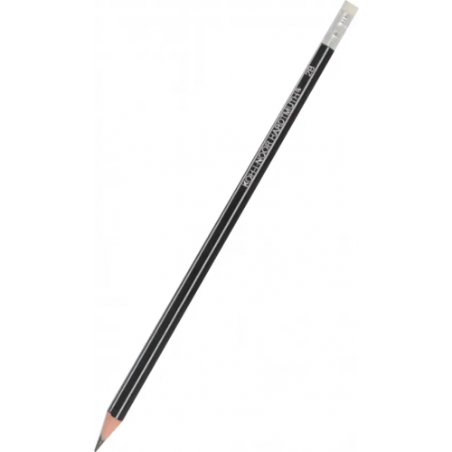 Koh-I-Noor Карандаш чернографитный пластиковый 1397 с ластиком, 2B