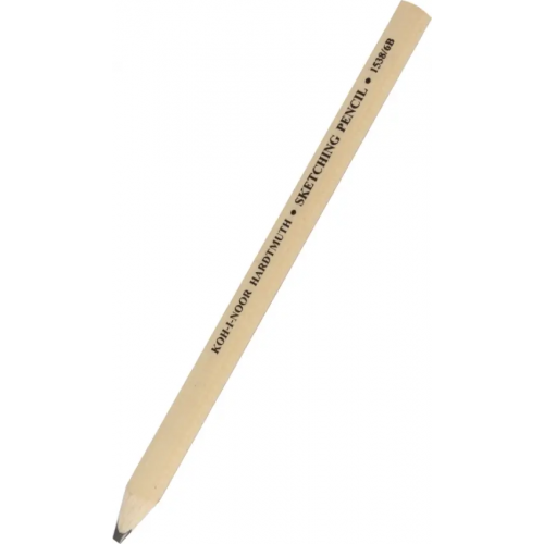 Koh-I-Noor Карандаш чернографитный для скетчинга 1538, 6B, плоский