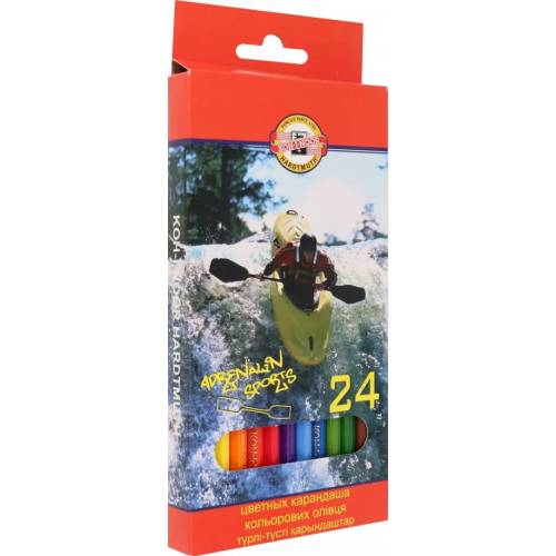 Koh-I-Noor Карандаши цветные Sport 3554, 24 цвета