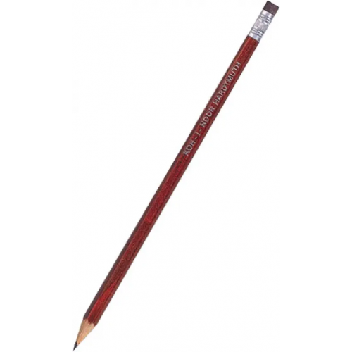 Koh-I-Noor Карандаш чернографитный 1383, с ластиком, HB