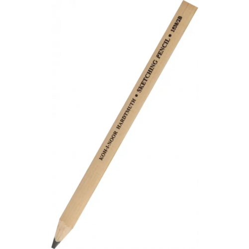 Koh-I-Noor Карандаш чернографитный для скетчинга 1538, 2B, плоский