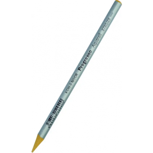 Koh-I-Noor Карандаш цельнографитный в лаке акварельный Progresso 8780/29, охра светлая