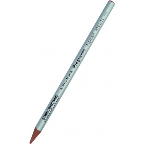 Koh-I-Noor Карандаш цельнографитный в лаке акварельный Progresso 8780/31, коричневый светлый