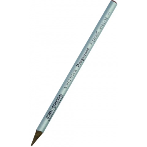 Koh-I-Noor Карандаш цельнографитный в лаке акварельный Progresso 8780/32, сиена натуральная