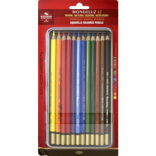 Koh-I-Noor Карандаши акварельные Mondeluz 3722, 12 цветов