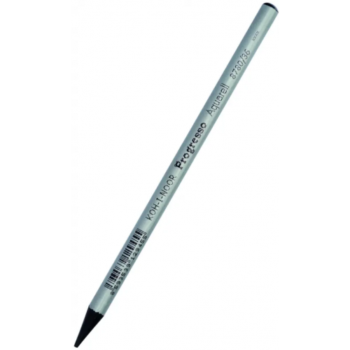 Koh-I-Noor Карандаш цельнографитный в лаке акварельный Progresso 8780/36, сажа слоновой кости