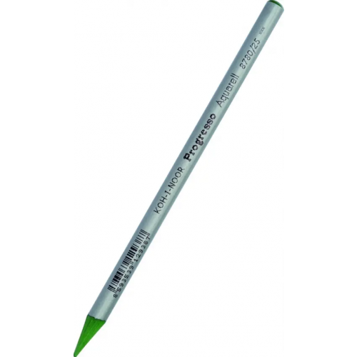 Koh-I-Noor Карандаш цельнографитный в лаке акварельный Progresso 8780/25, сочный зеленый