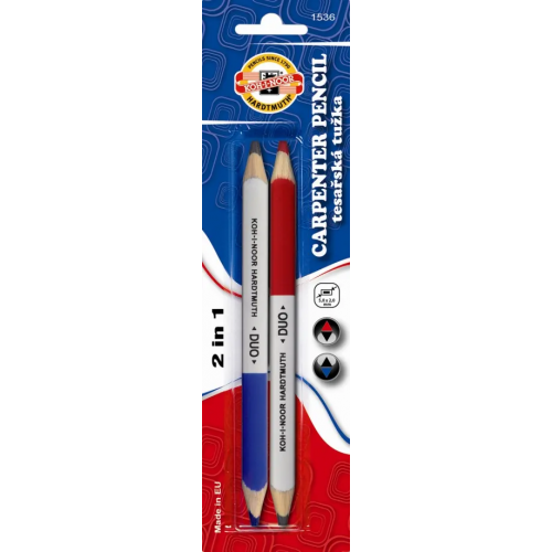 Koh-I-Noor Карандаш столярный двусторонний Duo, 2B, 2 штуки