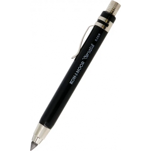 Koh-I-Noor Карандаш цанговый металлический с клипом Versatil 5359, черный